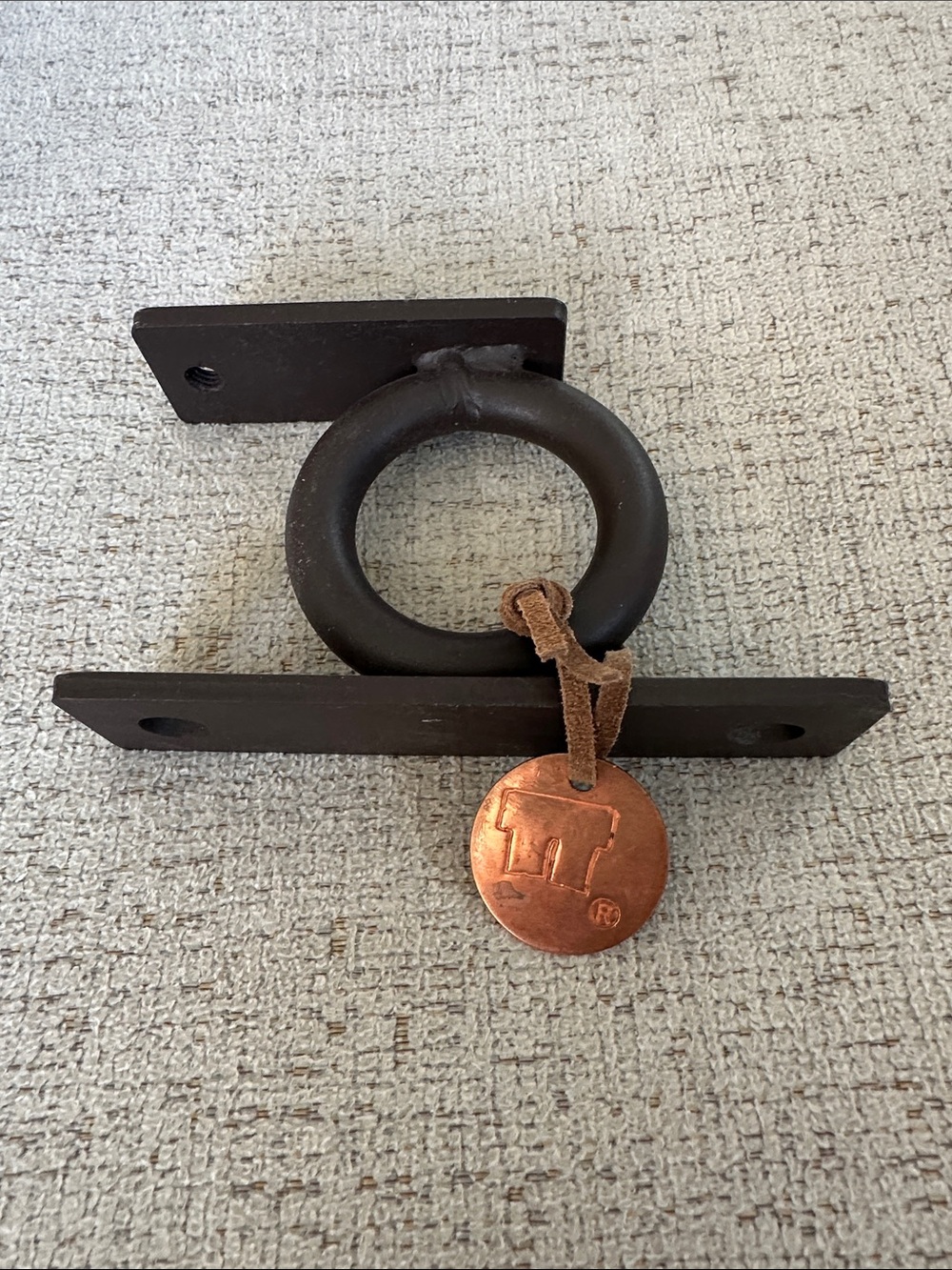 Authentic Tom Torrens Sculpture Replacement Wall Mounting Bracket Hook Signed TT